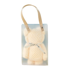 YangJinLian bear-shaped coral fleece hand towels set of 4