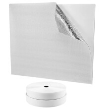 Joint d'étanchéité pour couvercle de ventilateur de grenier avec ruban adhésif 129 x 129 x 1 cm