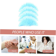 4pcs Semi round Gel Ice Packs for Neck Pain Relief and Reducing Swelling