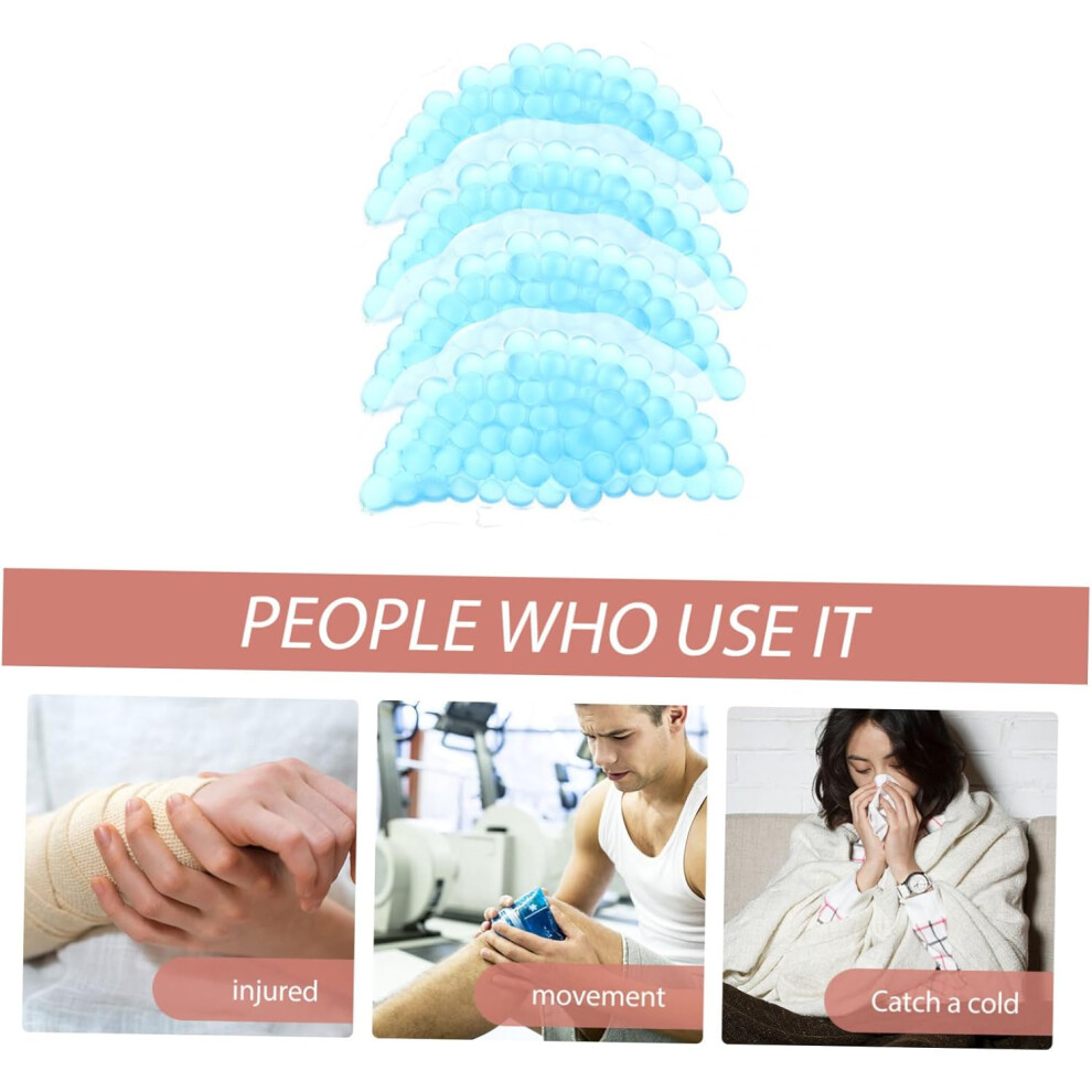 Hkhbjs 4Pcs Semi Round Gel Ice Packs For Neck Pain Relief And Reducing Swelling