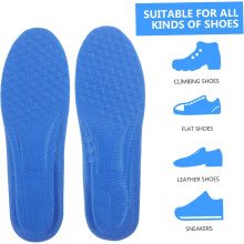 3pairs basquete plantillas para mulheres homens algodão tecido de malha insere tênis confortáveis plantillas sapatos reutilizáveis