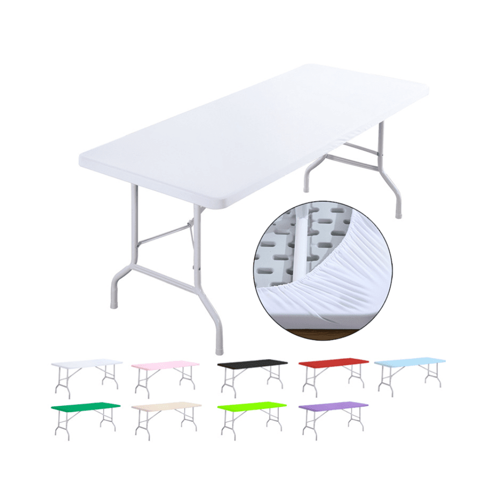 Rectangular Polyester Tablecloth 4ft or 6ft