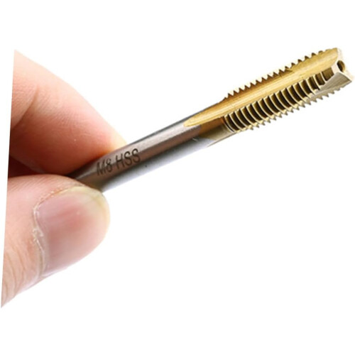 Titanium Coated Machine Screw Plug Tap Metric Threading Tap Straight Flute Thread Cutting 1