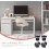 4pcs Multi-Function Chair Casters Replacement Feet Elevated Office Desk Chair Wheels Anti-Slip Fixed Stoppers 2