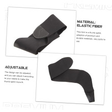 Lot de 5 attelles pratiques pour le pouce et le doigt, idéales pour la fixation et le soutien en cas de blessure.