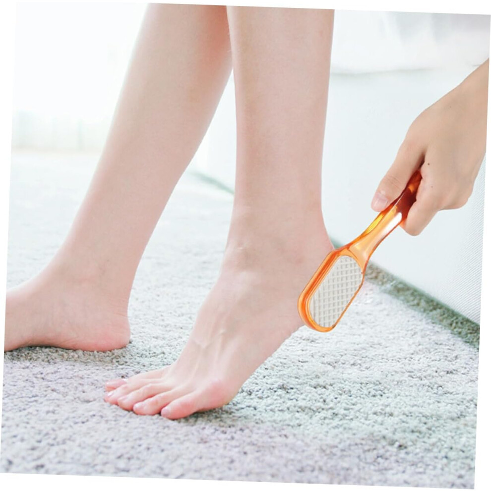 Hkhbjs 3Pcs Handheld Pedicure Scrubber And Foot Callus Remover Dual-Sided Ceramic Foot File