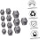 36pcs Stainless Wire Rope Connector Single Clips for Wires Splicer Cable Clamp 4