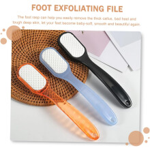 3pcs Handheld Pedicure Scrubber and Foot Callus Remover Dual-sided Ceramic Foot File