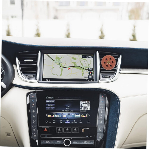 3 stuks houten auto-diffusers voor etherische oliën, decoratieve diffusers van vulkanisch steen voor een aangename woongeur. 1