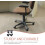 4pcs Multi-Function Chair Casters Replacement Feet Elevated Office Desk Chair Wheels Anti-Slip Fixed Stoppers 8