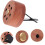 3 stuks houten auto-diffusers voor etherische oliën, decoratieve diffusers van vulkanisch steen voor een aangename woongeur. 6