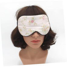 3er-Pack Schlafmasken aus Seide mit Blumenmuster, blickdicht und bequem, ideal für Reisen und Flugzeuge