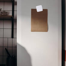 5 Stück Blanko-Sublimationsmagnete für den Kühlschrank, weiße Perlmuttfolie, magnetisch