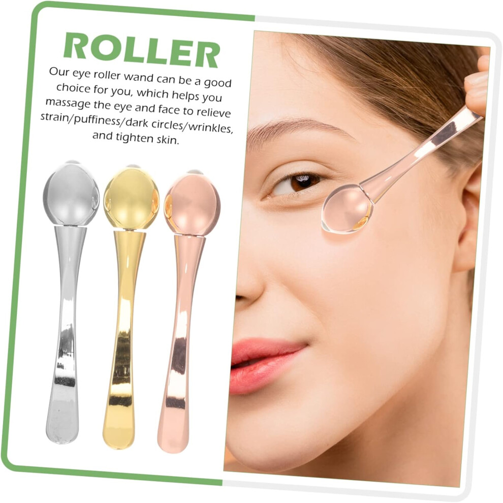 Hkhbjs Cream 3Pcs Eye Stick Eye Roller Skincare Tools For Face Massage Roller Applicator