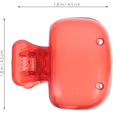5pcs Travel Toothbrush Covers Caps Portable Plastic Toothbrush Cases