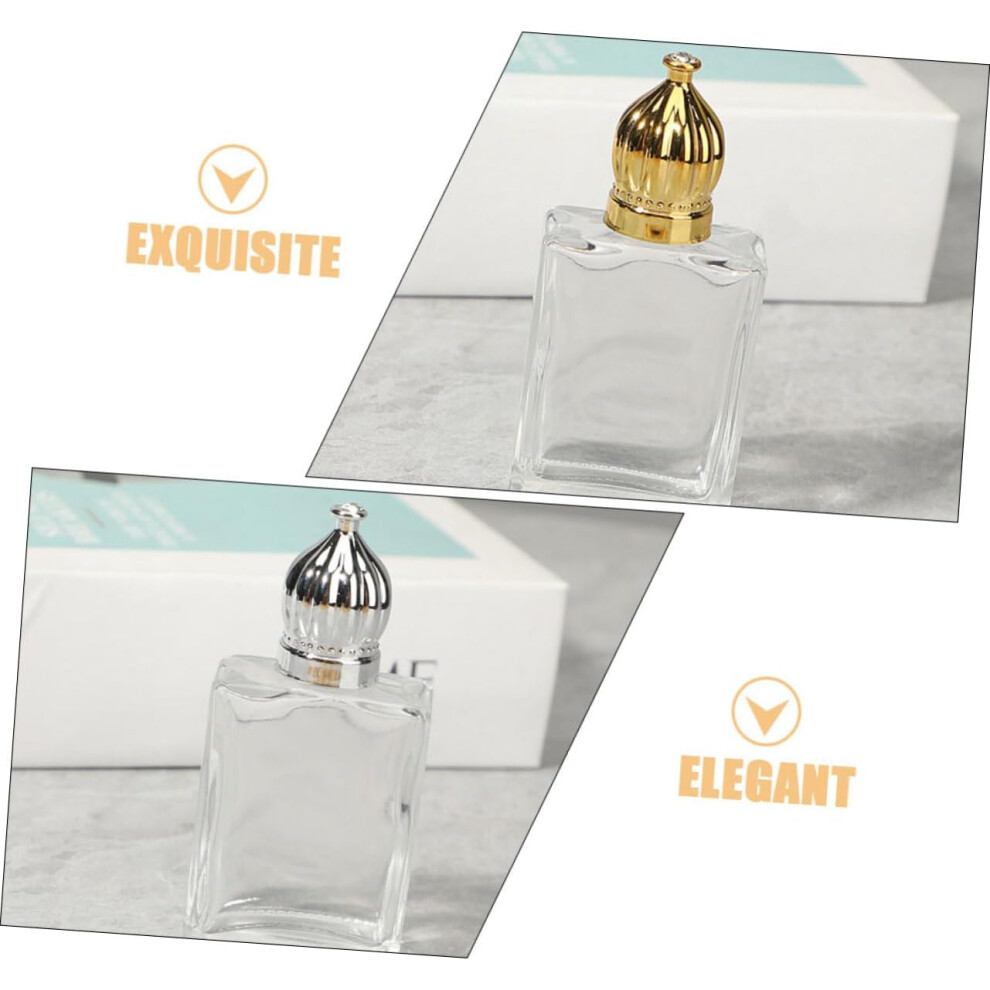 Hkhbjs 3Pcs Essential Oil Sample Bottles Glass Perfume Bottles Refillable For Travel Storage