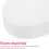 3Pcs White Heart Shaped Foam Cake Dummy Set, Reusable Polystyrene Cake Model 1