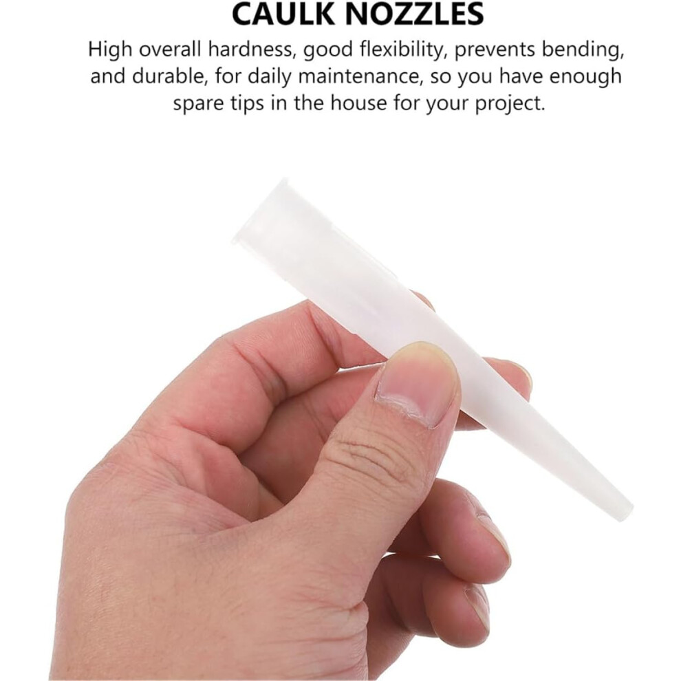 Professional Caulk Nozzles 30Pcs Tube Applicator Tips For Precise Sealant Application 5455468304569