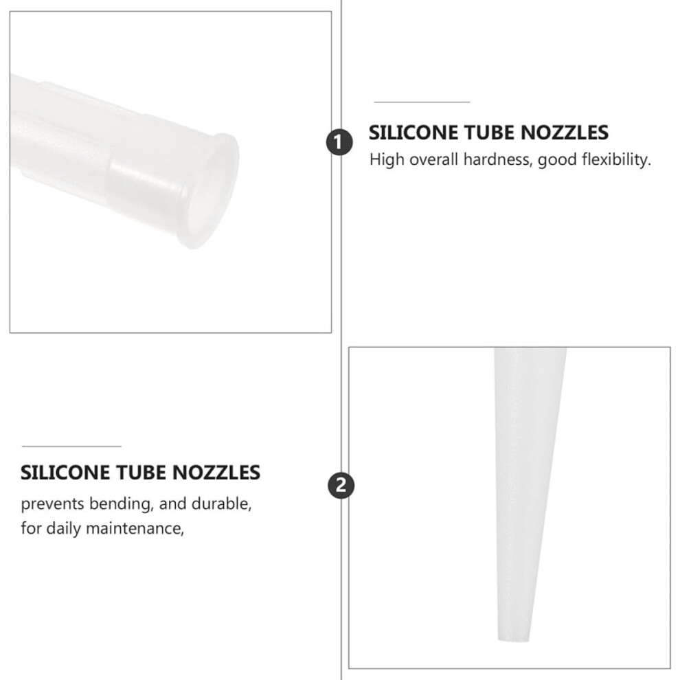 Professional Caulk Nozzles 30Pcs Tube Applicator Tips For Precise Sealant Application 8686962946079