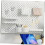 30pcs Silver Iron Multifunctional Hooks for Kitchen and Workshop Easy to Hook Without Fixing Mesh 5