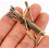 4pcs poderoso terno broche arco e seta Pin Vintage metal distintivo broche 4