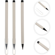Juego de 3 pinceles de caligrafía recargables para principiantes, pinceles de pelo suave para escritura y pintura china.