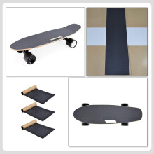 3pcs substituível fita de agarre do skateboard anti-deslizante peças profissionais do skateboard papel de lixa e uso do longboard
