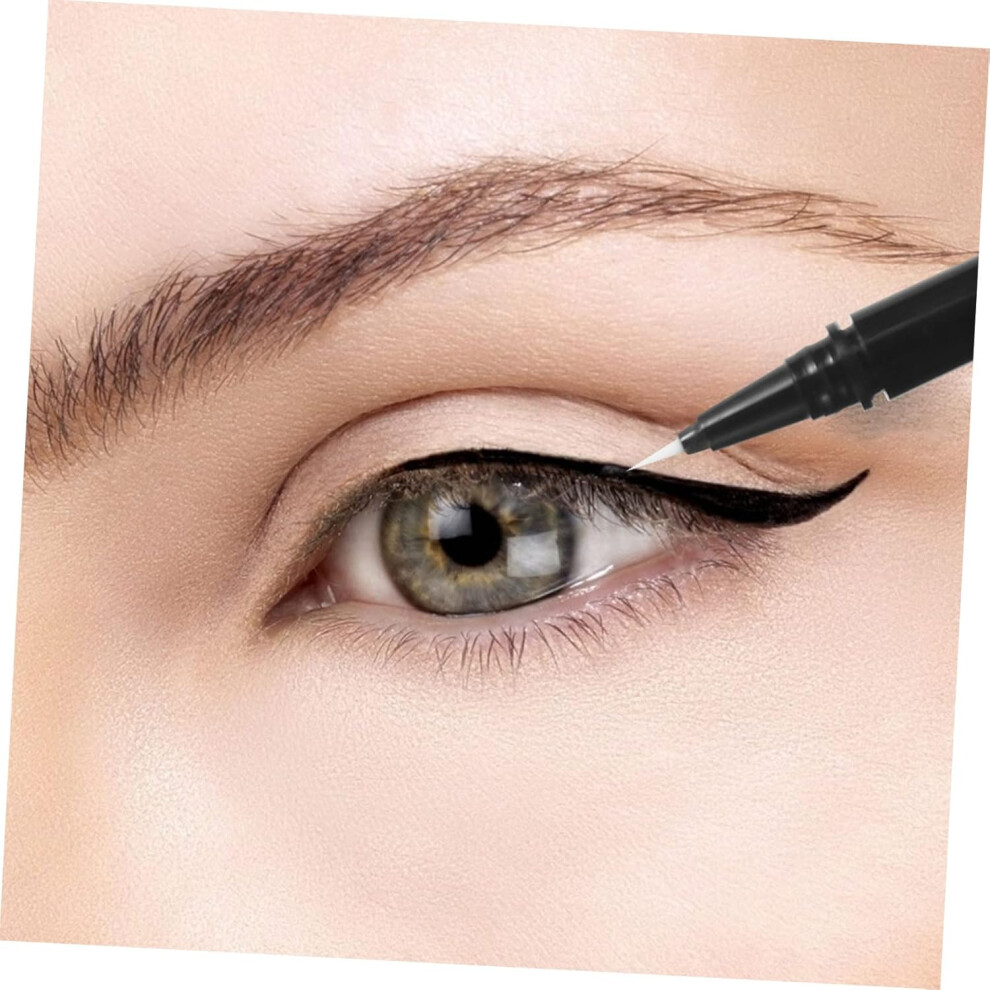 Hkhbjs 3Pcs Liquid Eyeliner Pen Applicators Assorted Brush Empty Eyeliner Containers Travel