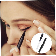 3pcs Liquid Eyeliner Pen Applicators Assorted Brush Empty Eyeliner Containers Travel