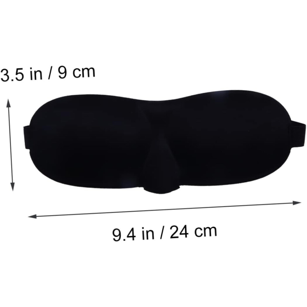Hkhbjs 3Pcs Comfortable Sleep Eyeshade Mask For Sleep Stereoscopic Design Storaging Pouch