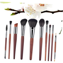 30pcs Makeup Brush Wooden Handle Nylon Bristles Cosmetics Powder Blush Kit