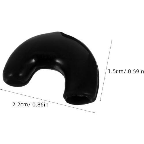 3pcs Rubber Sleeve for Saxophone Neck Strap Clasp, Swivel Hook Protector 1