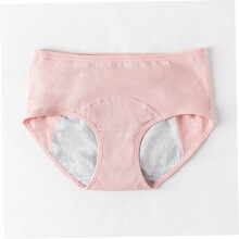 3-delige set ademende katoenen menstruatiebroekjes voor dames, comfortabel ondergoed voor dagelijks gebruik en menstruatiebescherming.