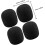 30pcs Microphone Windscreen Foam Mic Covers Noise Reduction Flexible Sponge Sleeve 2