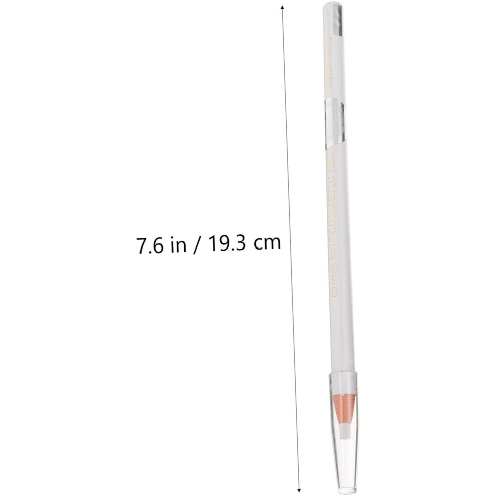 Hkhbjs 3Pcs White Eyebrow Eyeliner Pencil Highlighter Makeup Pen Peel-Off Liner