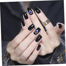 30 Stück Nageldekorationen aus Legierung, süße herzförmige Strasssteine für Damen und Mädchen, Maniküre-Zubehör