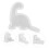 3pcs Dinosaur Cake Mold Silicone Baking Mold for Cake Decorating Kitchen Supplies 7