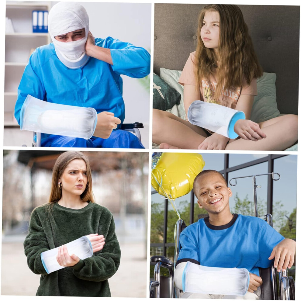 Hkhbjs 3Pcs Adult Plaster Cast Protector For Shower And Bath Arm Cast Cover Dressing Cover