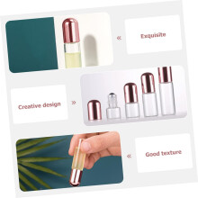30pcs Refillable Glass Roller Bottles Lid Glass Perfume Bottles for Essential Oils Roller for Travel Toiletries Use