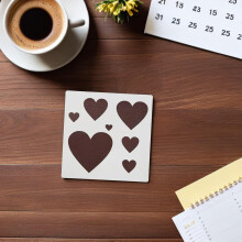 30 pochoirs en forme de cœur, réutilisables en plastique, pour le dessin, les loisirs créatifs, la peinture et la décoration de la Saint-Valentin.