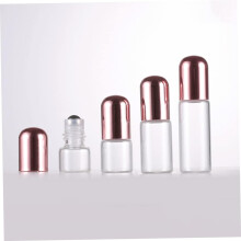 30 wiederbefüllbare Glas-Rollerflaschen mit Deckel, Glas-Parfümflaschen für ätherische Öle, Roll-on-Funktion, ideal für Reise-Toilettenartikel