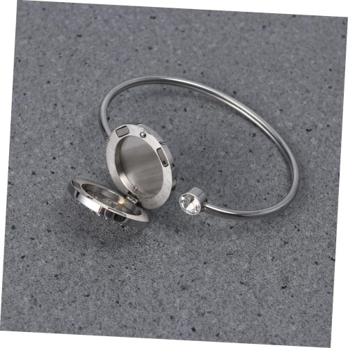 3 stuks delicate holle diffuser medaillon armbanden van roestvrij staal 1