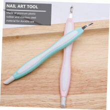 3pcs Stainless Steel Dead Skin Fork and Cuticle Pusher Set Rustproof Nail Care Tools