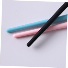 Lot de 3 stylos à nail art avec manches ornés de strass pour dessiner des motifs sur les ongles, pour une manucure artistique.