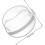 3pcs Replaceable Hat Brim Raincoat Face Protector for Rain Bonnet Shield for Raincoat Hood Easy to Install 4