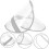 3pcs Replaceable Hat Brim Raincoat Face Protector for Rain Bonnet Shield for Raincoat Hood Easy to Install 7