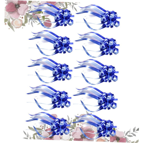 30pcs Wedding Decor Bow Pull Bows Bunting Ribbon Satin Ribbon Pull Strings Hanging Banner 1