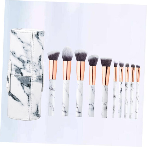 30pcs Portable Cosmetic Makeup Set Marble Patter 2