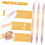 3pcs Dual-ended Pedicure Pen Nail Cuticle Pusher and Buffer with Stone Sanding Tips 8