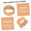 3pcs Clarinet Neck Joint Cork Woodwind Pad Noise Resistance and Compression Decompression Features Humanized Design 3